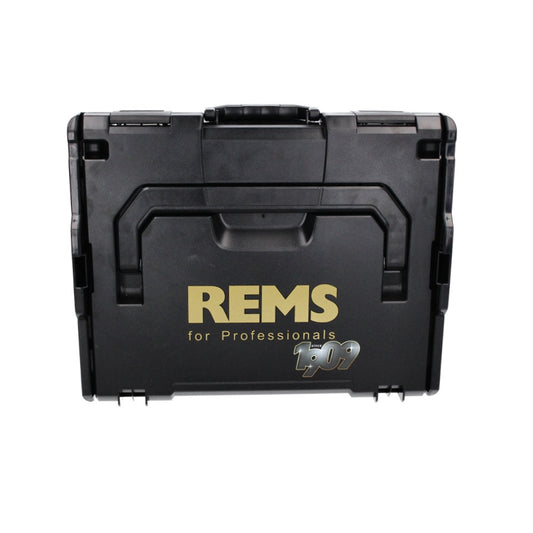 REMS L-BOXX 136 Mallette à outils système Boîte de rangement noire professionnelle