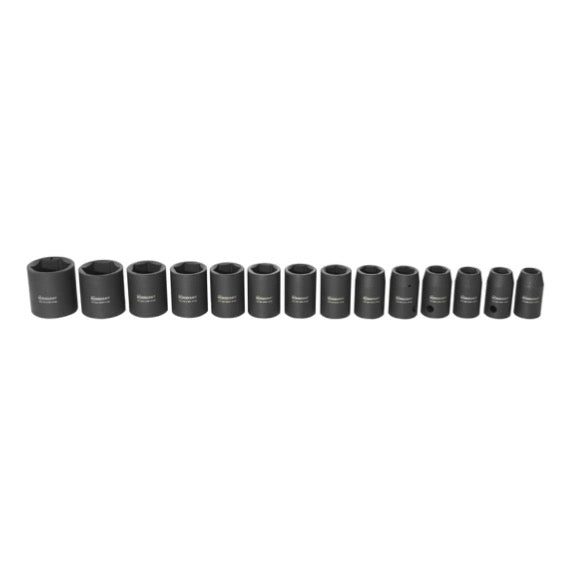 Rodcraft RS4114 Stecknuss Set 1/2" 14 tlg. 10 - 27 mm ( 8951012356 ) schlagfest CrMo Nüsse Steckschlüssel