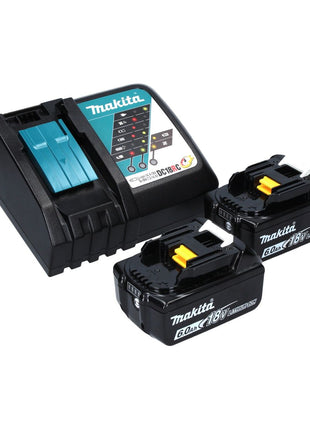 Oscillateur sur batterie Makita DTM 51 RGJ 18 V + 2x batteries 6,0 Ah + chargeur + Makpac