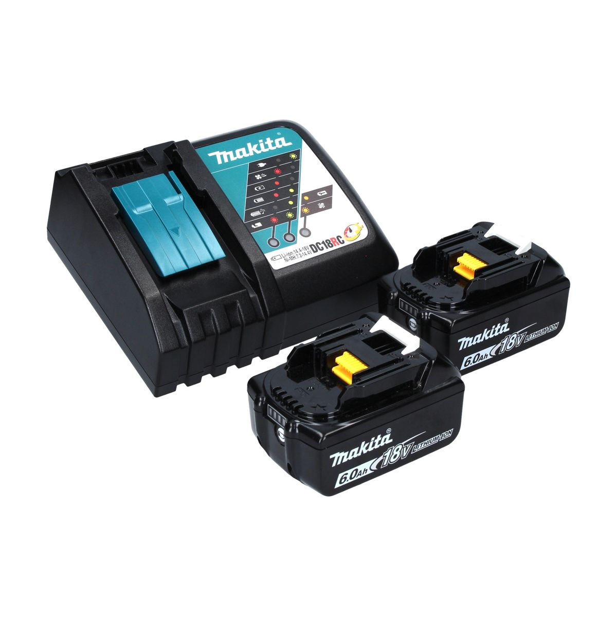 Oscillateur sur batterie Makita DTM 51 RGJ 18 V + 2x batteries 6,0 Ah + chargeur + Makpac