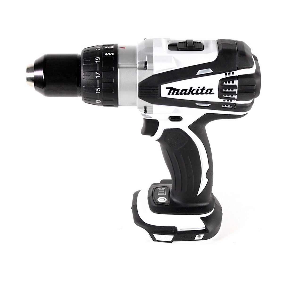 Makita DDF 458 RG1J W perceuse-visseuse sans fil 18 V 91 Nm blanc + 1x batterie 6,0 Ah + chargeur + Makpac