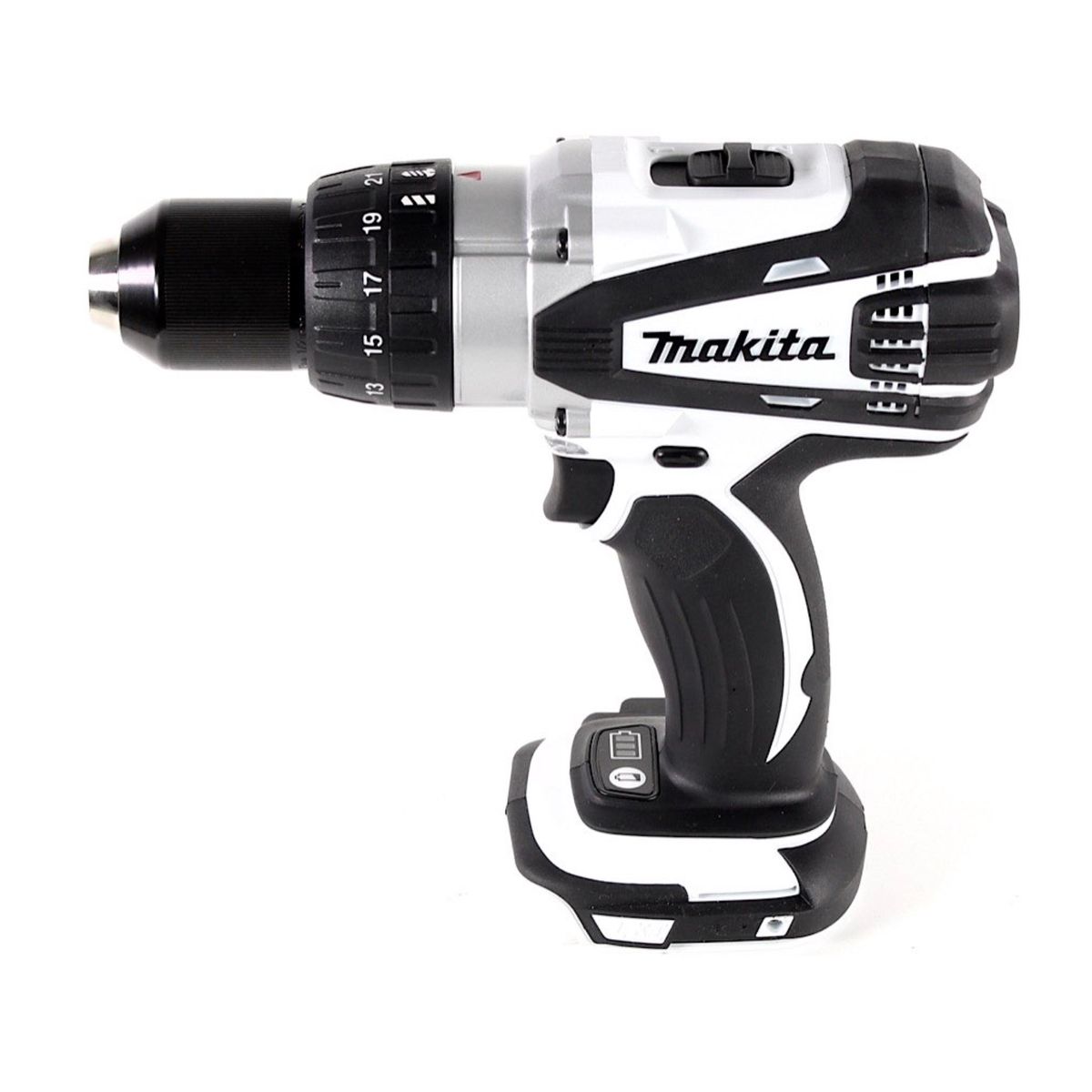 Makita DDF 458 RGJ W perceuse-visseuse sans fil 18 V 91 Nm blanc + 2x batteries 6,0 Ah + chargeur + Makpac