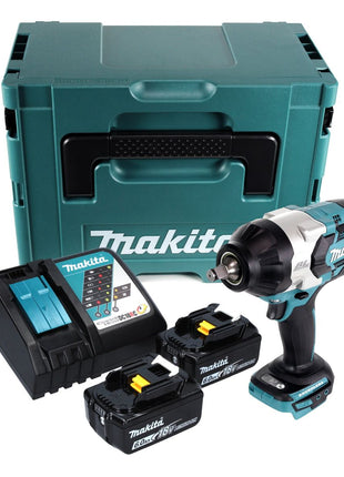 Makita DTW 1002 RGJ clé à chocs sans fil 18 V 1000 Nm 1/2" brushless + 2x batterie 6,0 Ah + chargeur + Makpac