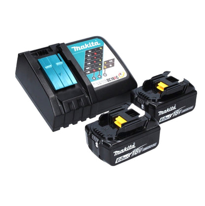 Makita DHR 263 RGJ marteau perforateur à batterie 36 V (2x 18 V) 3,0 J SDS-plus + 2x batterie 6,0 Ah + chargeur