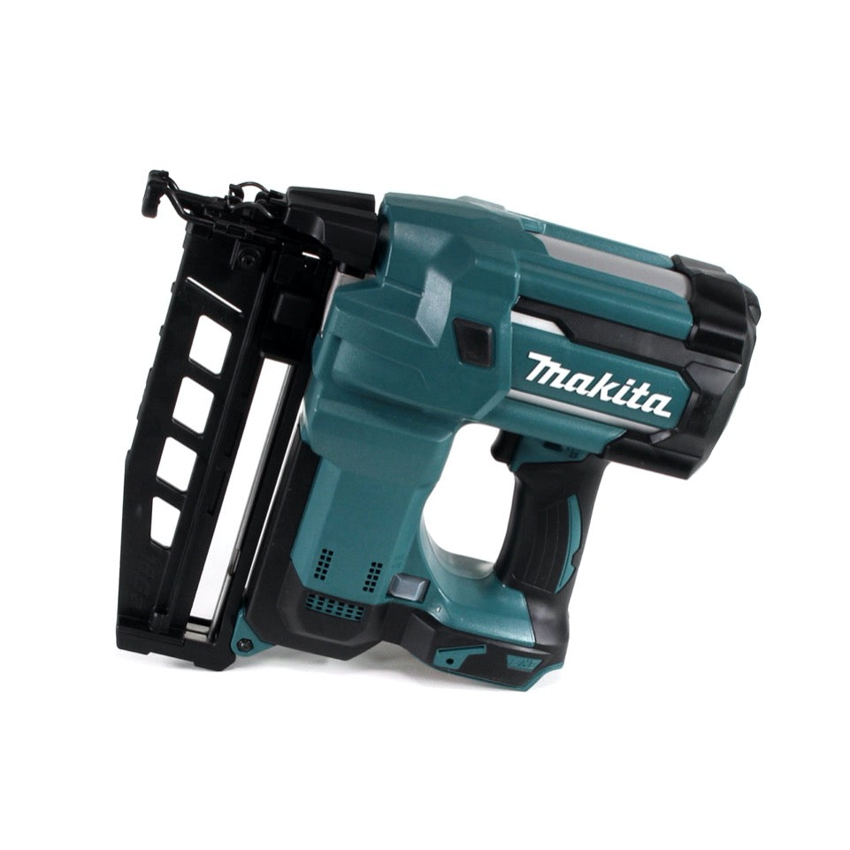 Makita DBN 600 RGJ cloueuse à tête d'emballage sur batterie 18 V + 2x batteries 6,0 Ah + chargeur + Makpac