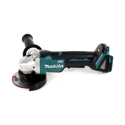 Makita DGA 458 G1J Meuleuse d'angle sur batterie 18 V 115 mm sans balais + 1x batterie 6,0 Ah + Makpac - sans chargeur