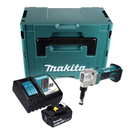 Makita DJN 161 RG1J Akku Knabberschere 18 V + 1x Akku 6,0 Ah + Ladegerät + Makpac - Toolbrothers