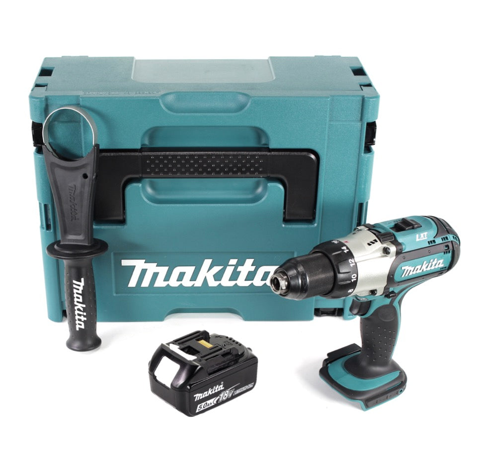 Makita DDF 451 T1J Akku Bohrschrauber 18 V 80 Nm  + 1x Akku 5,0 ah + Makpac - ohne Ladegerät - Toolbrothers