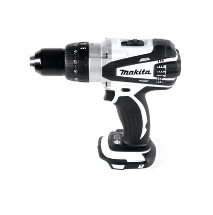 Makita DDF 458 T1J W Akku Bohrschrauber 18 V 91 Nm weiß + 1x Akku 5,0 Ah + Makpac - ohne Ladegerät