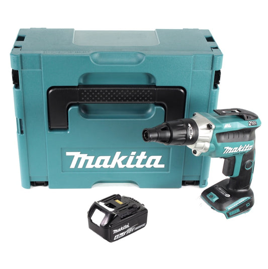 Makita DFS 251 M1J Trockenbauschrauber 18 V Brushless + 1x Akku 4,0 Ah + Makpac - ohne Ladegerät - Toolbrothers