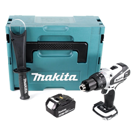 Makita DDF 458 M1JW Akku Bohrschrauber 18 V 91 Nm + 1x Akku 4,0 Ah + Makpac - ohne Ladegerät