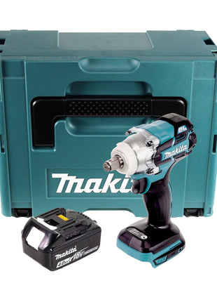 Makita DTW 285 M1J Akku Schlagschrauber 18 V 280 Nm 1/2" Brushless + 1x Akku 4,0 Ah + Makpac - ohne Ladegerät