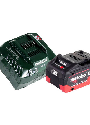 Scie sabre sur batterie Metabo ASE 18 LTX scie alternative 18 V + 1x batterie 8,0 Ah + chargeur