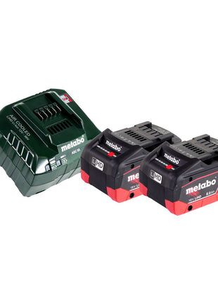 Scie sabre à batterie Metabo ASE 18 LTX scie alternative 18 V + 2x batteries 8,0 Ah + chargeur