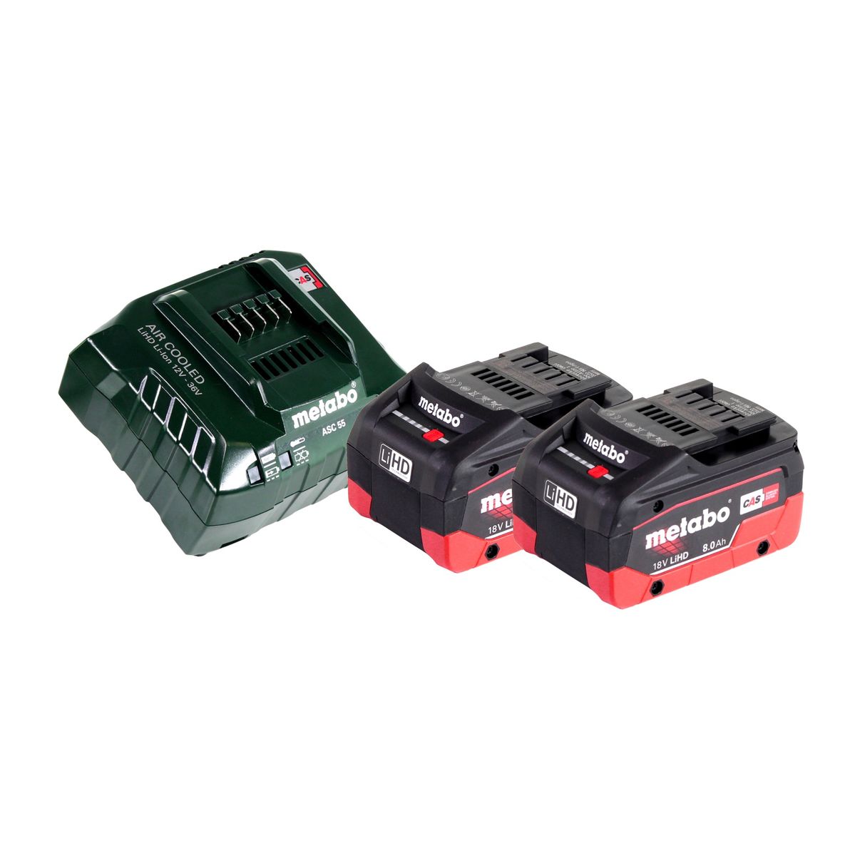 Scie sabre à batterie Metabo ASE 18 LTX scie alternative 18 V + 2x batteries 8,0 Ah + chargeur