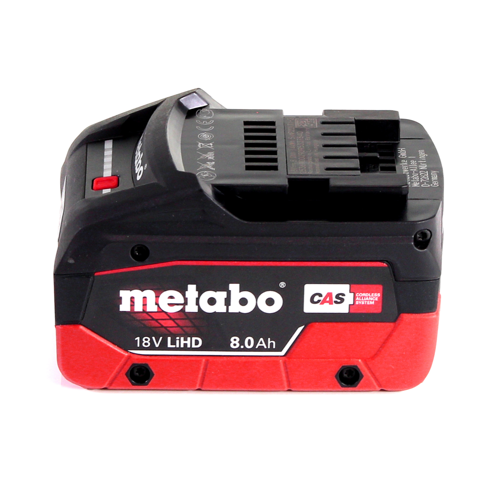 Marteau combiné à batterie Metabo KHA 18 LTX 18 V 2,2 J SDS Plus + 1x batterie 8,0 Ah + metaBOX - sans chargeur