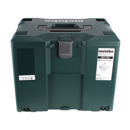 Scie circulaire à métaux sur batterie Metabo MKS 18 LTX 58 18 V 165 mm + 1x batterie 8,0 Ah + chargeur + MetaLoc