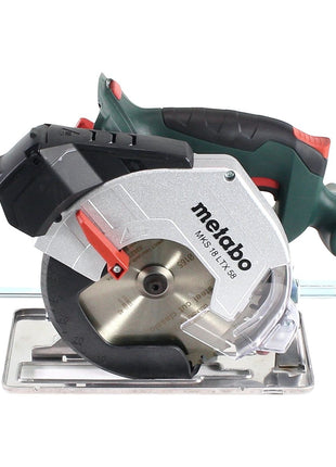 Metabo MKS 18 LTX 58 scie circulaire à métaux sur batterie 18 V 165 mm + 1x batterie 5,5 Ah + MetaLoc - sans chargeur