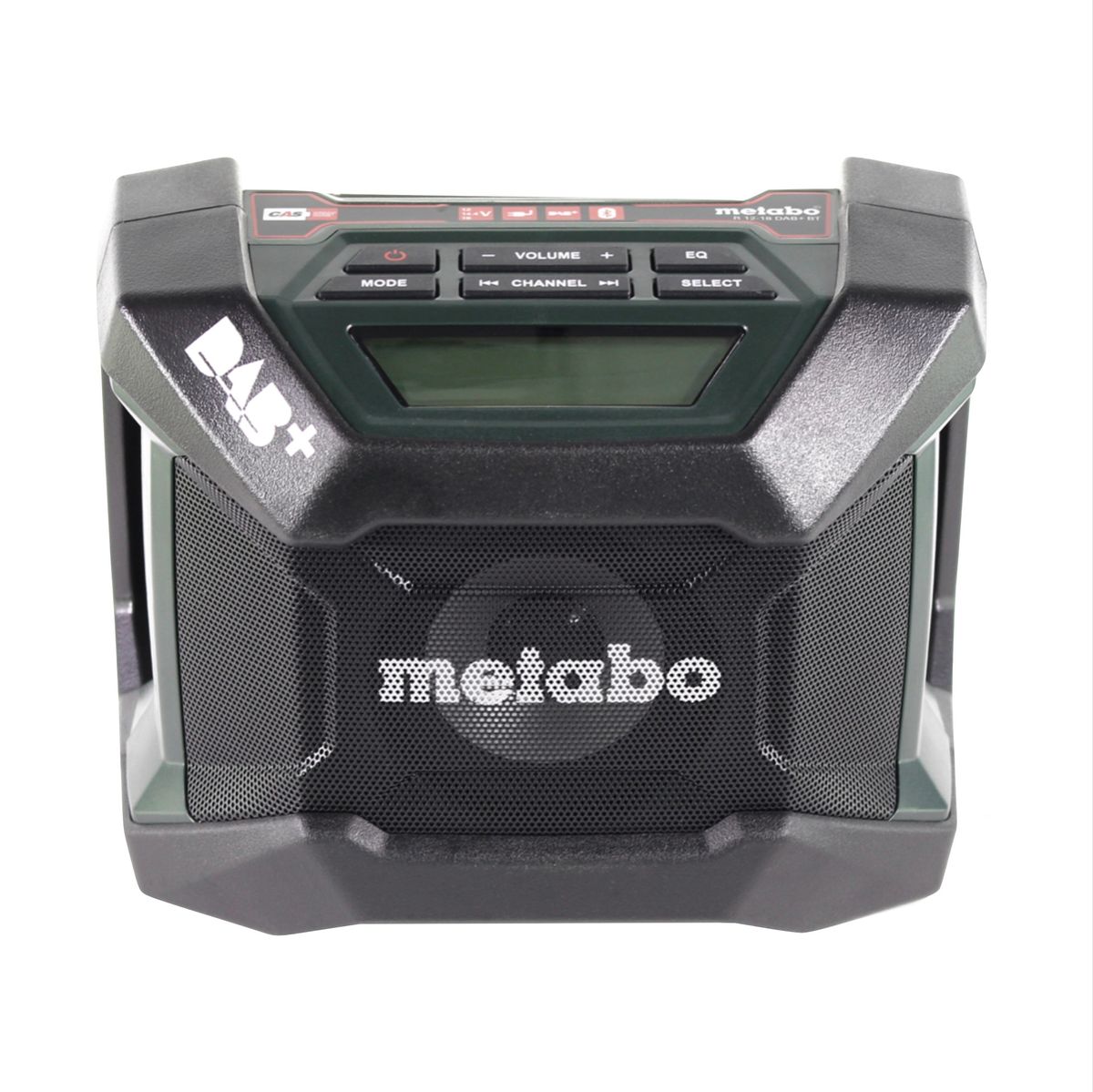 Metabo R 12-18 DAB+ BT Radio de chantier sur batterie 12-18 V DAB+ Bluetooth + 1x batterie 5,5 Ah + chargeur