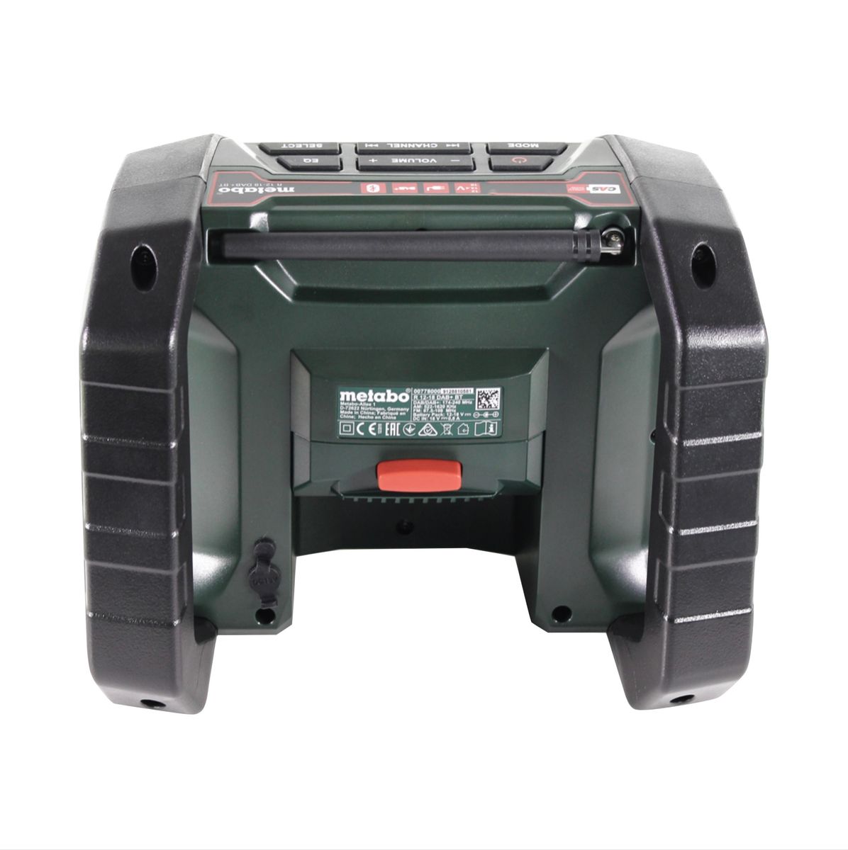 Metabo R 12-18 DAB+ BT Radio de chantier sur batterie 12-18 V DAB+ Bluetooth + 1x batterie 5,5 Ah + chargeur