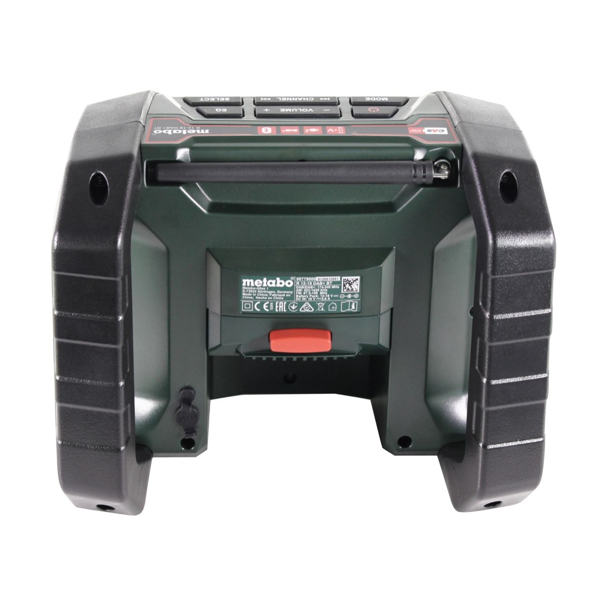 Metabo R 12-18 DAB+ BT Radio de chantier sur batterie 12-18 V DAB+ Bluetooth + 2x batteries 5,5 Ah + chargeur