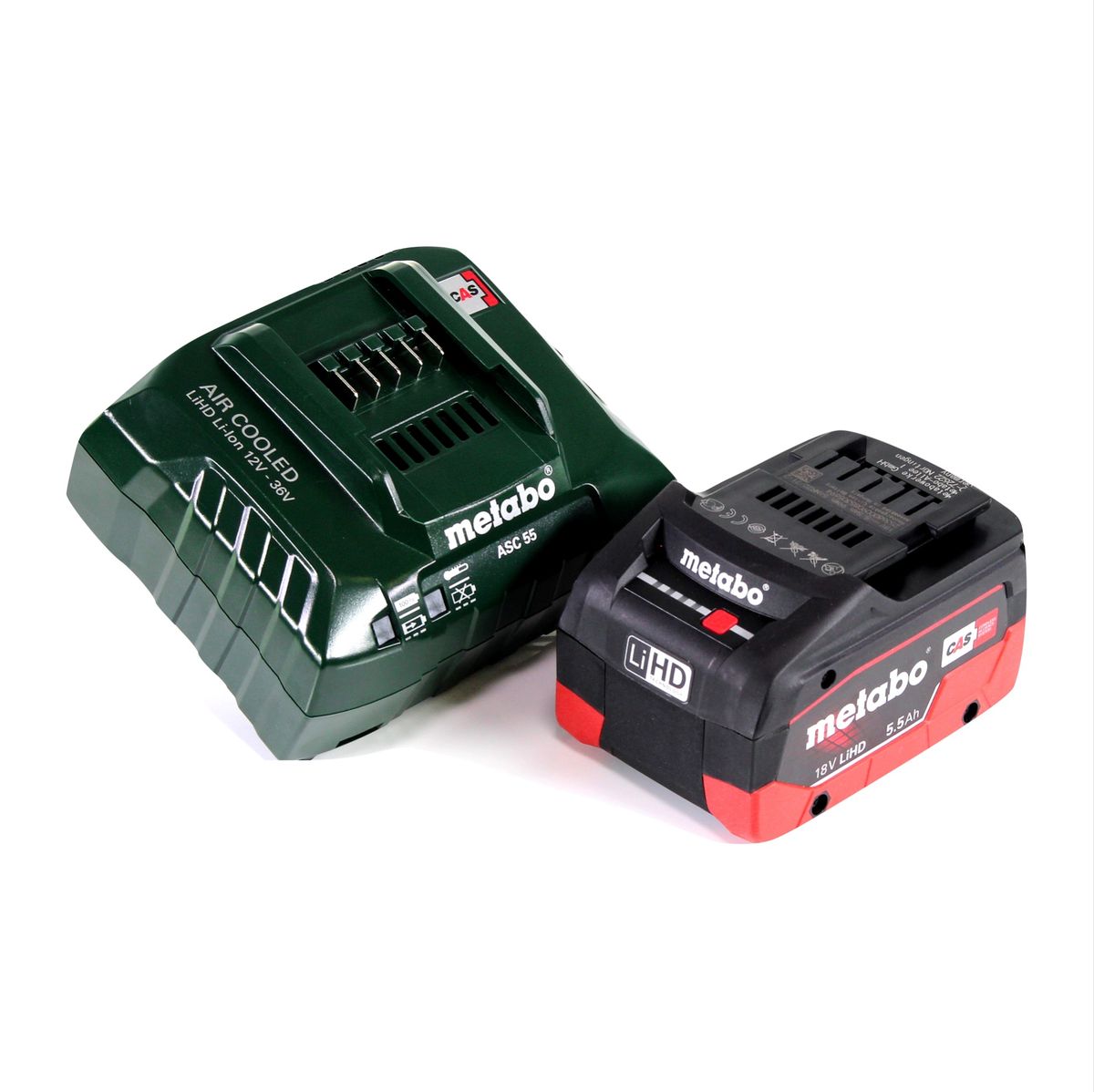 Pistolet à cartouche sur batterie Metabo KPA 18 LTX 400 18 V + 1x batterie 5,5 Ah + chargeur