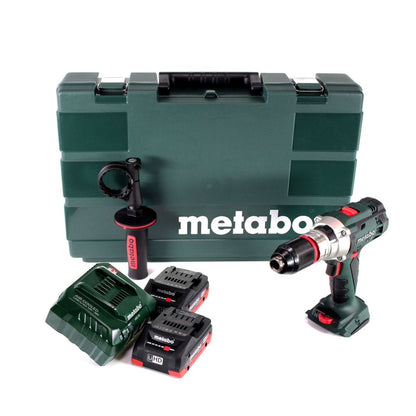 Metabo SB 18 LTX Impuls Akku Schlagbohrschrauber 18 V 110 Nm + 2x Akku 4,0 Ah + Ladegerät + Koffer