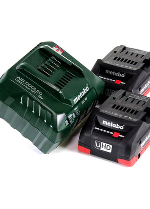 Scie sabre sur batterie Metabo ASE 18 LTX scie alternative 18 V + 2x batteries 4,0 Ah + chargeur