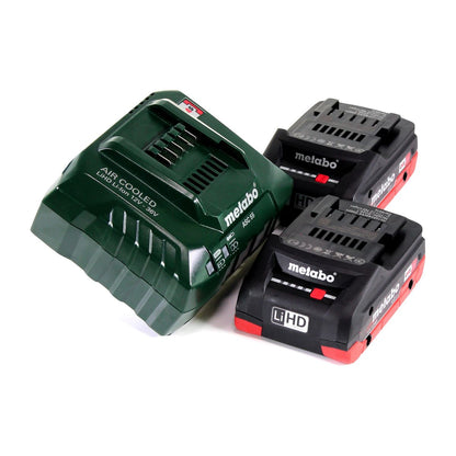 Scie sabre sur batterie Metabo ASE 18 LTX scie alternative 18 V + 2x batteries 4,0 Ah + chargeur