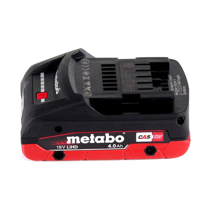 Scie circulaire à métaux sur batterie Metabo MKS 18 LTX 58 18 V 165 mm + 1x batterie 4,0 Ah + MetaLoc - sans chargeur