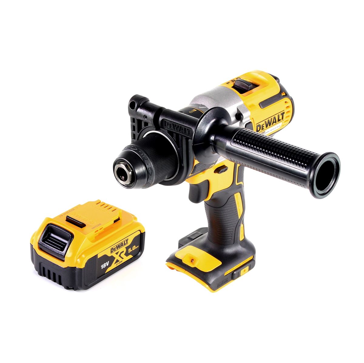 Perceuse à percussion sans fil Dewalt DCD 995 N 18 V 80 Nm sans balai + 1x batterie 5,0 Ah - sans chargeur