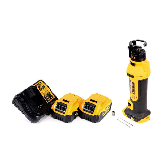 DeWalt DCS 551 P2 Akku Trockenbaufräse 18 V + 2x Akku 5,0 Ah + Ladegerät