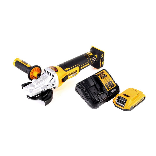 Meuleuse d'angle sur batterie DeWalt DCG 405 FD1 18 V 125 mm sans balais + 1x batterie 2,0 Ah + chargeur