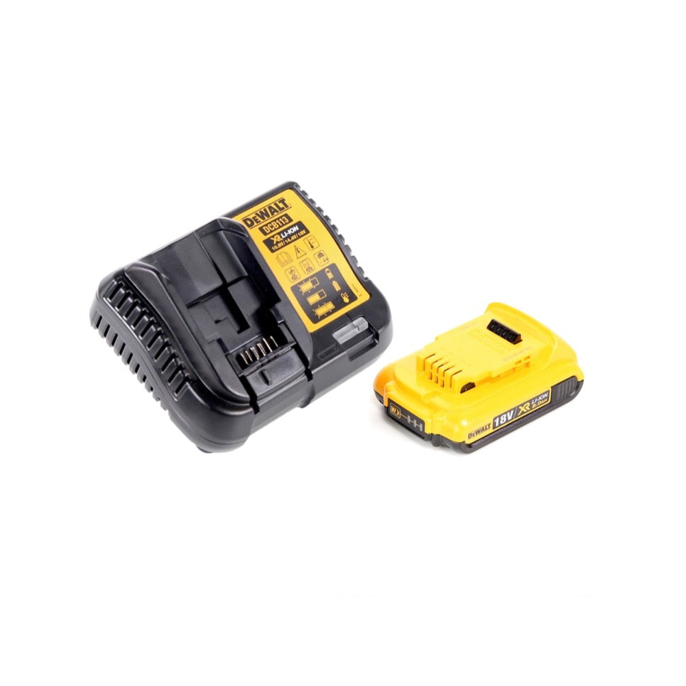 Scie sabre à batterie Dewalt DCS 380 D1 scie alternative 18 V + 1x batterie 2,0 Ah + chargeur