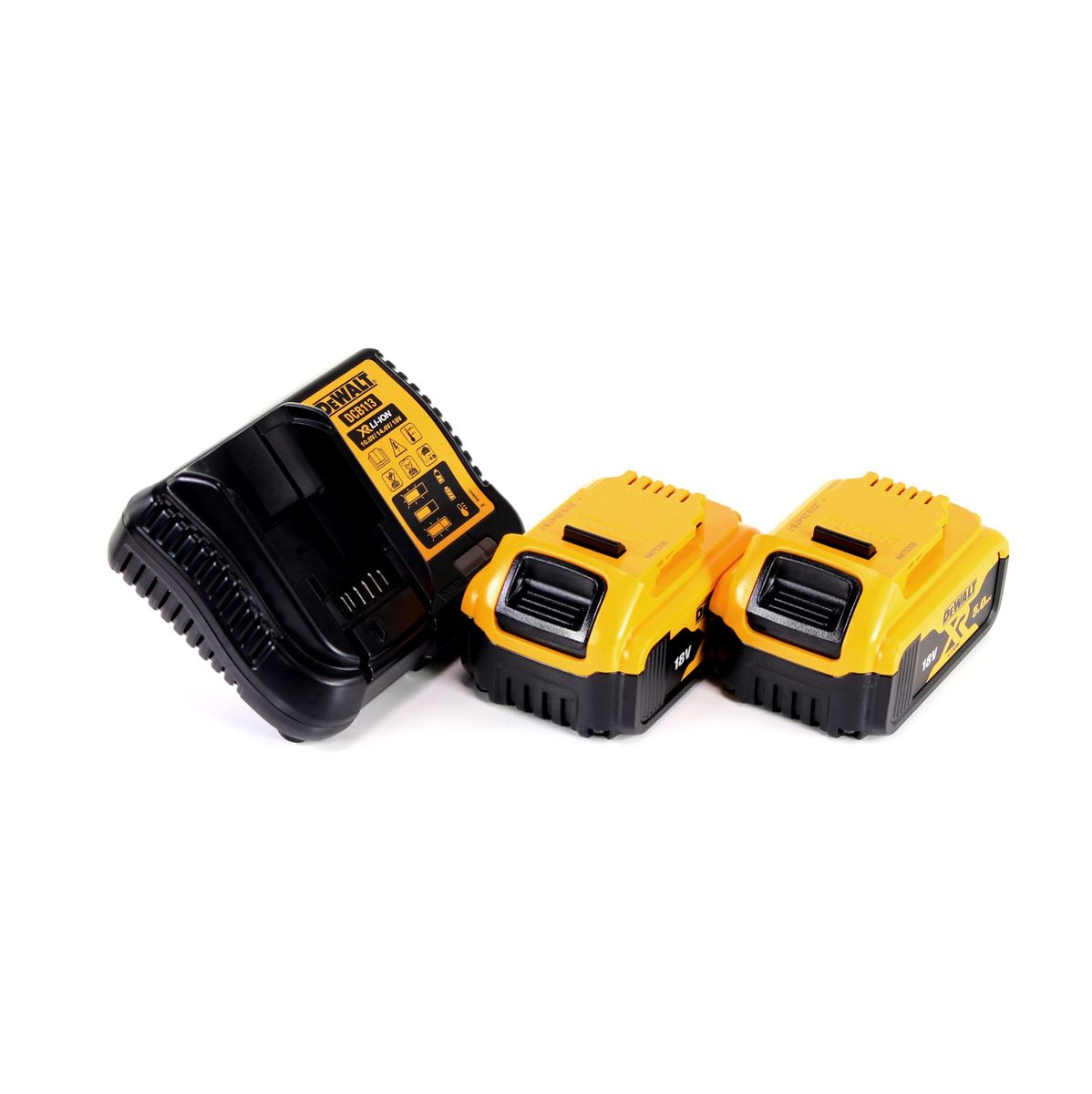 Perceuse à percussion sans fil Dewalt DCD 996 P2MD 18 V 95 Nm sans balais + Clé à chocs sans fil DCF 809 18 V 190 Nm 1/4" sans balais + 2x batteries 5,0 Ah + chargeur + Maxi D-Box