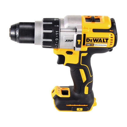 Perceuse à percussion sans fil Dewalt DCD 996 P2MD 18 V 95 Nm sans balais + Clé à chocs sans fil DCF 809 18 V 190 Nm 1/4" sans balais + Lampe à batterie DCL 050 18 V + 2x batteries 5,0 Ah + chargeur + Maxi D-Box