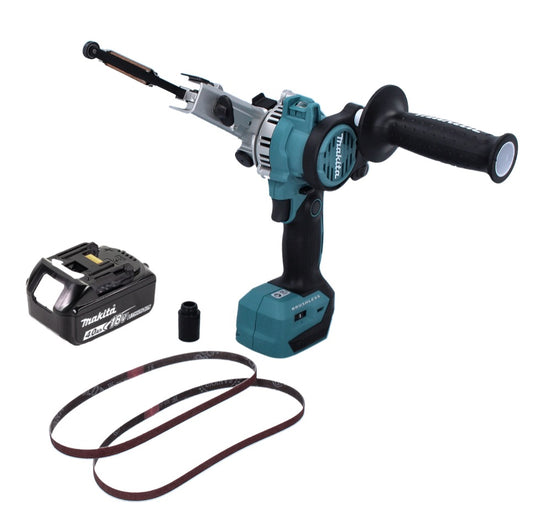 Makita DBS 180 M1 Akku Bandfeile 18 V 9 x 533 mm Brushless + 1x Akku 4,0 Ah - ohne Ladegerät - Toolbrothers