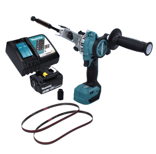 Makita DBS 180 RM1 Akku Bandfeile 18 V 9 x 533 mm Brushless + 1x Akku 4,0 Ah + Ladegerät - Toolbrothers