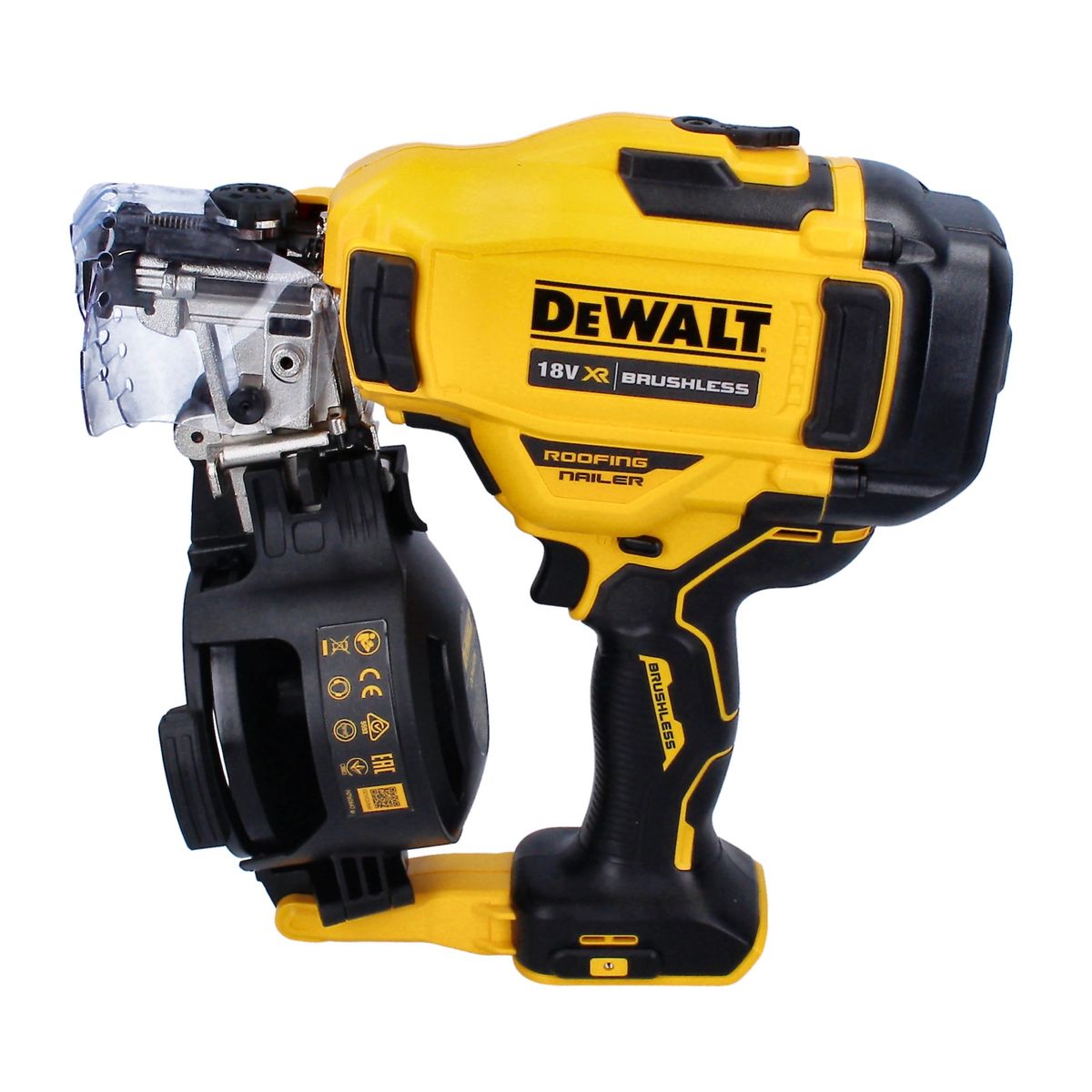 Cloueur à bobine DeWalt DCN 45 RND1 18 V 19 - 44 mm sans balais + 1x batterie 2,0 Ah + chargeur + TSTAK