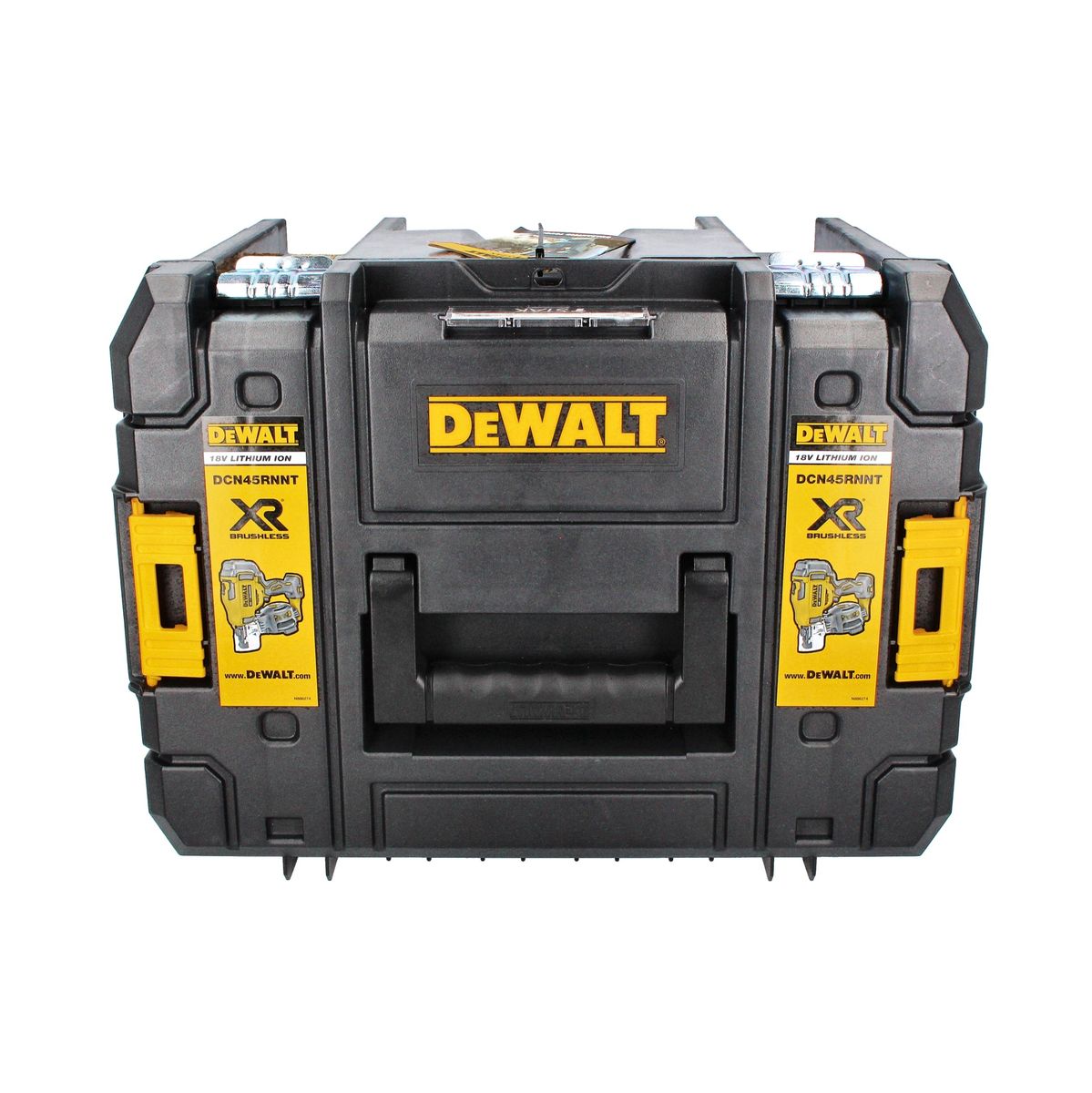 DeWalt DCN 45 RND1 Akku Nagler Coil Nailer 18 V 19 - 44 mm Brushless + 1x Akku 2,0 Ah + Ladegerät + TSTAK