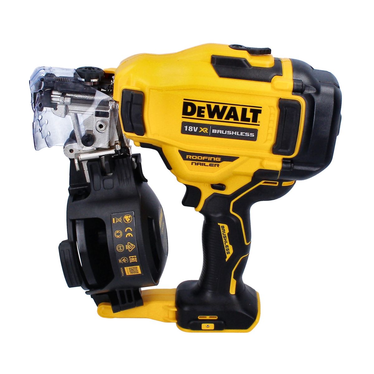 Cloueur à bobine DeWalt DCN 45 RND2 18 V 19 - 44 mm sans balais + 2x batterie 2,0 Ah + chargeur + TSTAK