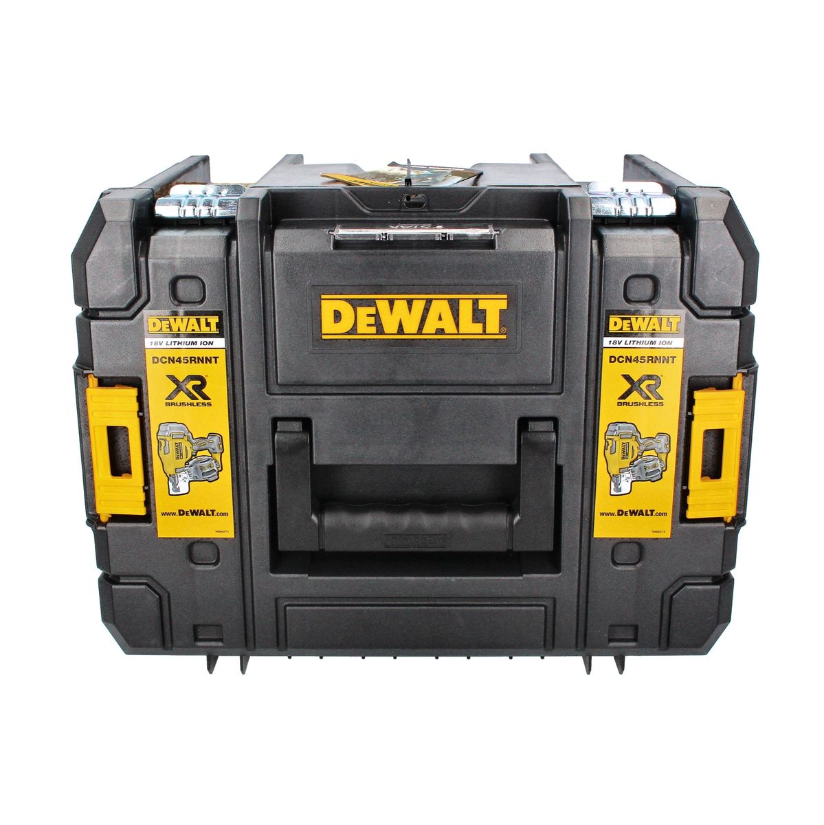 Cloueur à bobine DeWalt DCN 45 RNL2 18 V 19 - 44 mm sans balais + 2x batterie 3,0 Ah + chargeur + TSTAK