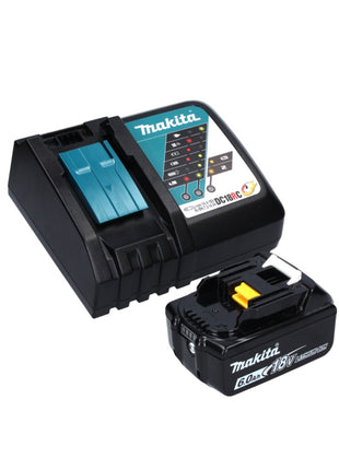 Makita DBS 180 RG1J Akku Bandfeile 18 V 9 x 533 mm Brushless + 1x Akku 6,0 Ah + Ladegerät + Makpac - Toolbrothers