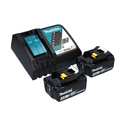 Makita DRV 250 RFJ outil de pose de rivets aveugles sur batterie 18 V 20 kN sans balais + 2x batterie 3,0 Ah + chargeur + Makpac