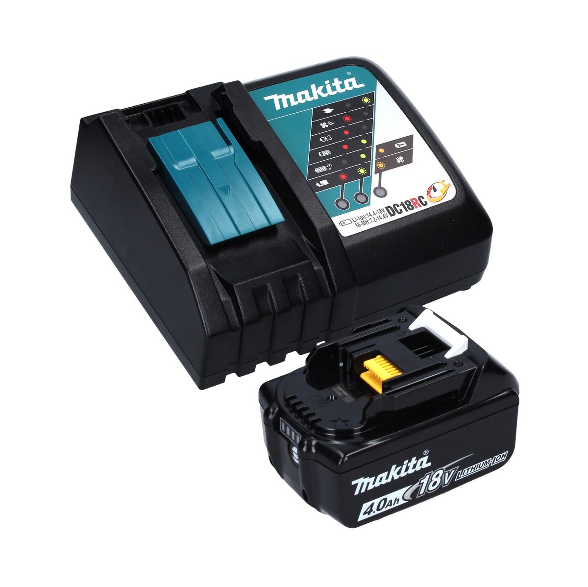 Makita DRV 250 RM1J outil de pose de rivets aveugles sur batterie 18 V 20 kN sans balais + 1 batterie 4,0 Ah + chargeur + Makpac