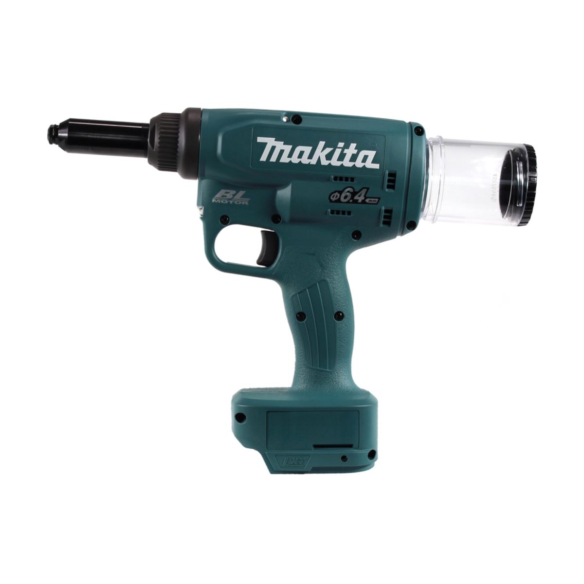 Makita DRV 250 RM1J Akku Blindnietsetzgerät 18 V 20 kN Brushless + 1x Akku 4,0 Ah + Ladegerät + Makpac