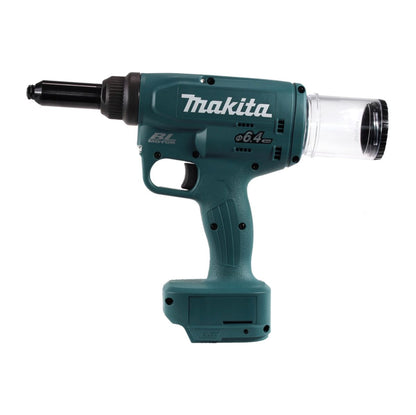 Makita DRV 250 RTJ Akku Blindnietsetzgerät 18 V 20 kN Brushless + 2x Akku 5,0 Ah + Ladegerät + Makpac