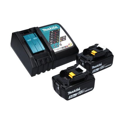 Makita DRV 250 RTJ outil de pose de rivets aveugles sur batterie 18 V 20 kN sans balais + 2x batterie 5,0 Ah + chargeur + Makpac