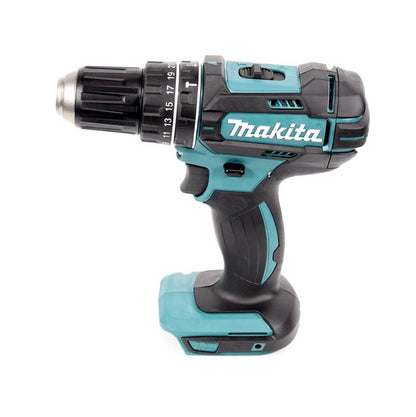 Kit combiné batterie Makita DLX 2140 PMJ 18 V avec DHP 482 62 Nm + DHS 710 190 mm + 4x batteries 4,0 Ah + double chargeur + 3x Makpac