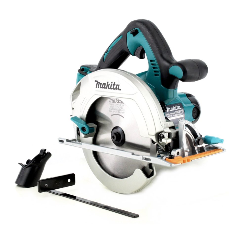 Makita DLX 2140 PMX Akku Kombo Kit 18 V mit DHP 482 62 Nm + DHS 710 190 mm + 4x Akku 4,0 Ah + Doppelladegerät + 1x Makpac + 2x Makbox